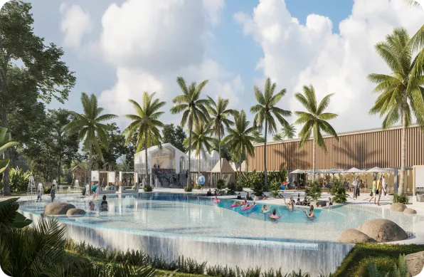 Fasilitas The Beach di Grand Duta City Parung Cluster Cascada