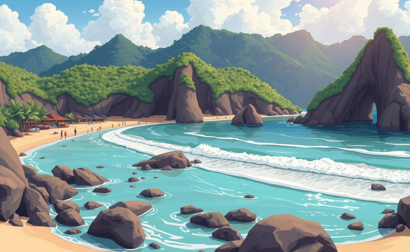 Panduan Lengkap Wisata Pantai Sawarna Lebak Banten