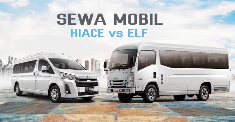 Sewa Mobil Rombongan, Pilih Elf atau Hiace?