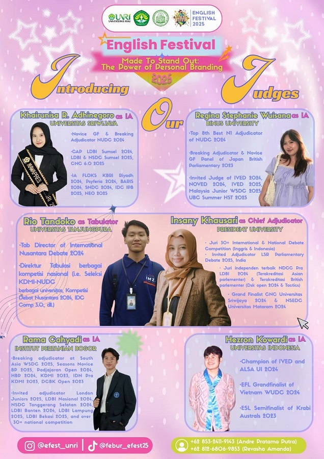 EFEST NDC 2025 – National Debate Competition