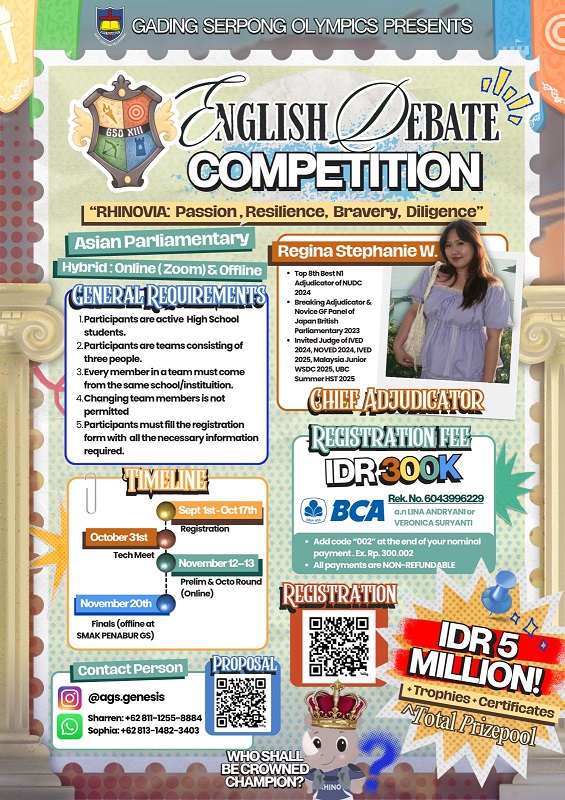 Register Now: Gading Serpong Olympics EDC 2025