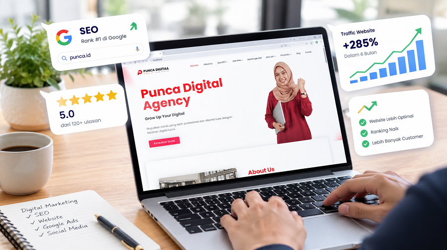Punca Digitala, Agensi Digital untuk Pengembangan Website dan Pemasaran Online